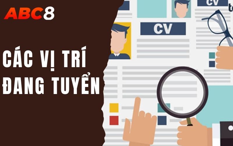 các vị trí đang tuyển